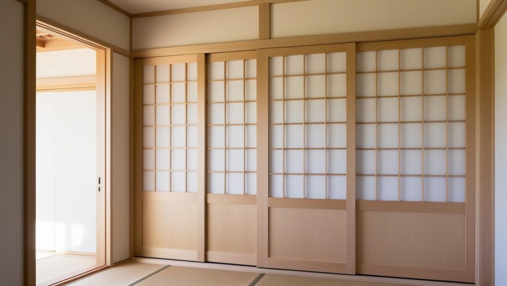 日本の襖イメージ　襖　日本の住宅　和室